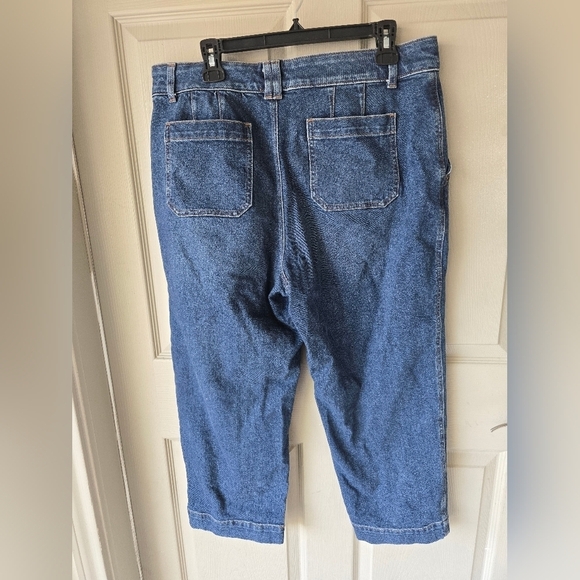 Talbots Jeans Womens 14P Blue Stovepipe Stretch Denim High Rise 36×24 - Picture 10 of 12